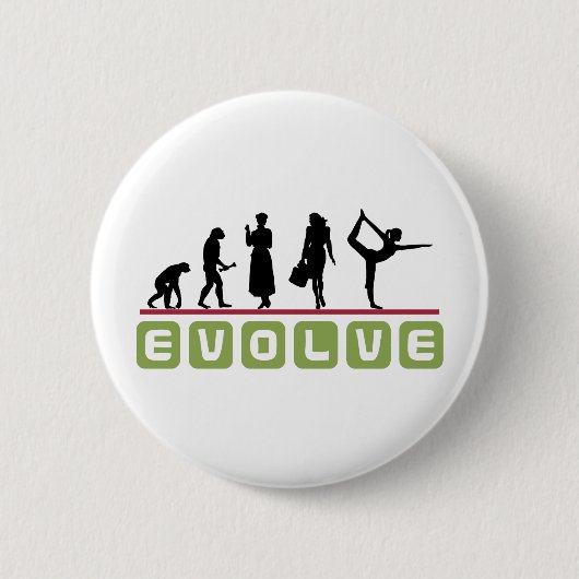 Funny Yoga Gift Ronde Button 5,7 Cm (Voorkant)