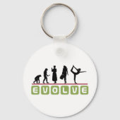Funny Yoga Gift Sleutelhanger (Voorkant)