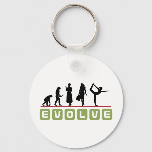 Funny Yoga Gift Sleutelhanger (Voorkant)