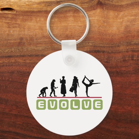 Funny Yoga Gift Sleutelhanger (Voorkant)