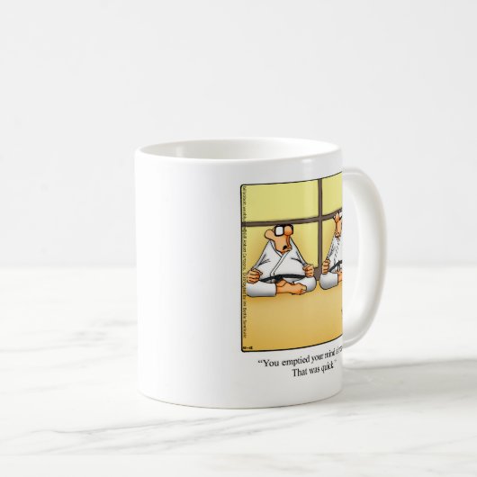 Funny Yoga Humor Mok Gift (Voorkant rechts)