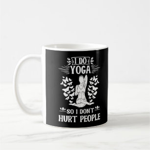 Funny Yoga Instructor Girls Yoga Meditation Humor Koffiemok