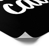 Funny Yoga Kitten Lover Namastay Home met mijn kat Poster (Hoek)