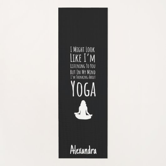 Funny Yoga Mats Exercise Stretch Relax Fitness Yogamat (Voorkant)