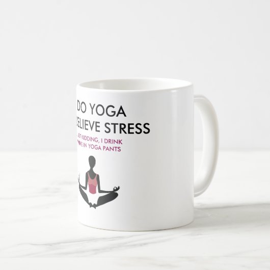 Funny Yoga Mok (Voorkant rechts)