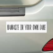 Funny Yoga Pun Yogi Bumpersticker (Op auto)