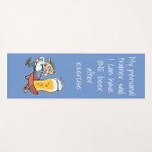 Funny Yoga Slechts één banger Personal Trainer Car Yogamat (Voorkant (horizontaal))