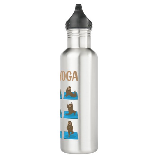 Funny Yoga Sloth Lovers - Meditation Lovers Waterfles (Rechts)