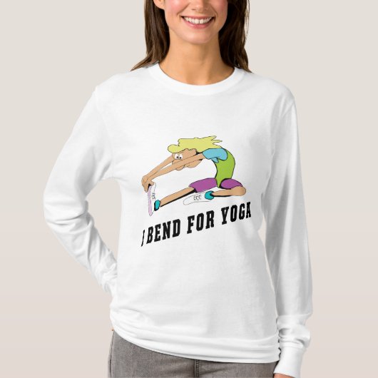 Funny Yoga T-shirt (Voorkant)