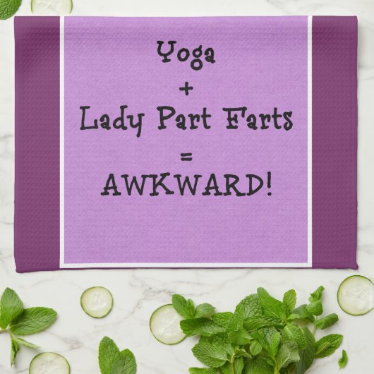 Funny Yoga Theedoek (Gevouwen)