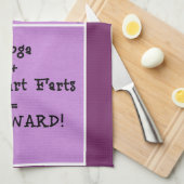 Funny Yoga Theedoek (Quarter Fold)