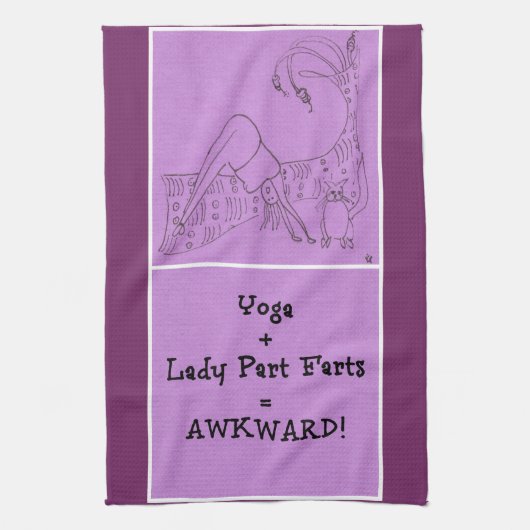 Funny Yoga Theedoek (Verticaal)