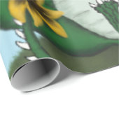 Funny Yogi Dragon Painting Cadeaupapier (Rol Hoek)