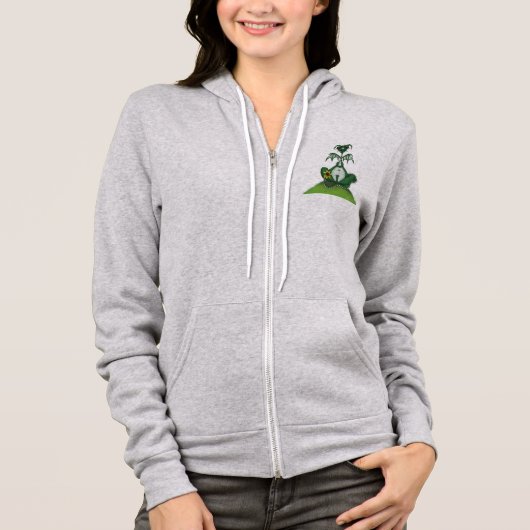 Funny Yogi Dragon Painting Hoodie (Voorkant)