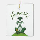 Funny Yogi Dragon Painting Keramisch Ornament (Links)