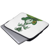 Funny Yogi Dragon Painting Laptop Sleeve (Voorkant onderkant)