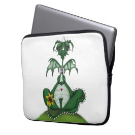 Funny Yogi Dragon Painting Laptop Sleeve