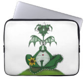 Funny Yogi Dragon Painting Laptop Sleeve (Voorkant)