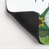 Funny Yogi Dragon Painting Muismat (Hoek)