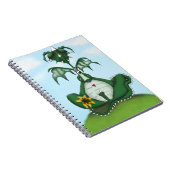 Funny Yogi Dragon Painting Notitieboek (Rechterzijde)