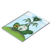 Funny Yogi Dragon Painting Notitieboek (Linkerzijde)