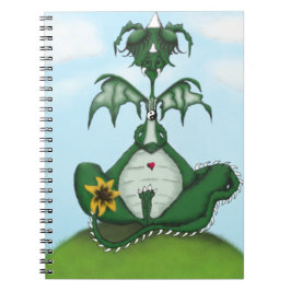 Funny Yogi Dragon Painting Notitieboek