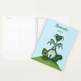 Funny Yogi Dragon Painting Planner