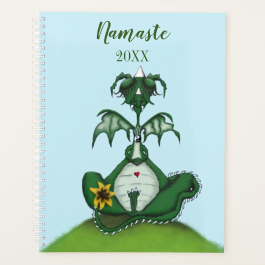 Funny Yogi Dragon Painting Planner (Voorkant)