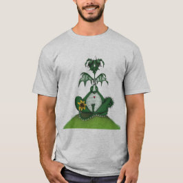 Funny Yogi Dragon Painting T-shirt