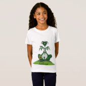 Funny Yogi Dragon Painting T-shirt (Voorkant volledig)