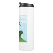 Funny Yogi Dragon Painting Thermosbeker (Geroteerd rechts)