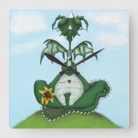 Funny Yogi Dragon Painting