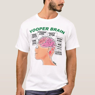 FUNNY YOOPER BRAIN T-SHIRT VOOR JONGEREN