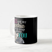 Funny Yorkie Owner Gift Coffee Mok Yorkshire Dog (Voorkant links)