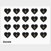 Funny Yorkshire sangeres kerstboomversier Hart Sticker (Vel)