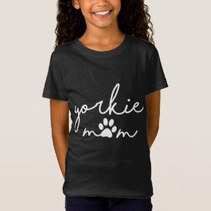 Funny Yorkshire Terrier Dog Mam Cute Yorkie Mam va T-shirt