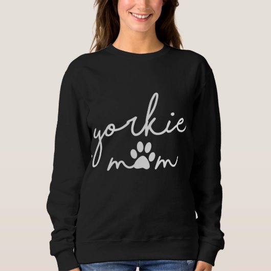 Funny Yorkshire Terrier Dog Mam Cute Yorkie Mam va Trui (Voorkant)