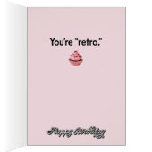 Funny "You are not Old" Birthday Kaart (Binnen (Rechts))