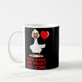 Funny You Make My Heart Go Honk Matching Valentine Koffiemok (Links)
