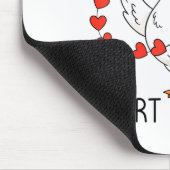 Funny You Make My Heart Go Honk Silly Goose Valent Muismat (Hoek)