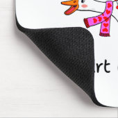 Funny You Make My Heart Go Honk Silly Goose Valent Muismat (Hoek)