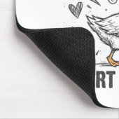 Funny You Make My Heart Go Honk Silly Goose Valent Muismat (Hoek)