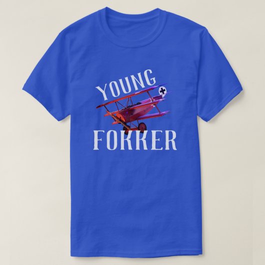 Funny "Young Fokker" T-shirt (Design voorkant)