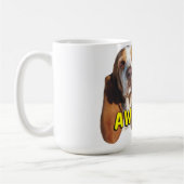 Funny Your Butt smolt Geweldige Basset Hound Mok (Links)