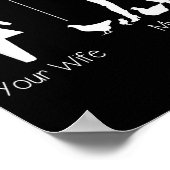 Funny Your Wife My Wife Chicken Lady Shirt, Farm L Poster (Hoek)