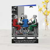 Funny "You're Never Too Old for New Goals" Card Kaart (Gele Bloem)