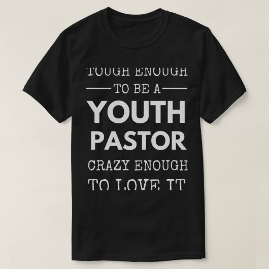 Funny Youth Pastor Appreciation T-shirt (Design voorkant)
