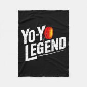 Funny Yoyo Player Legend Yo-yo Performer  Fleece Deken (Voorkant)