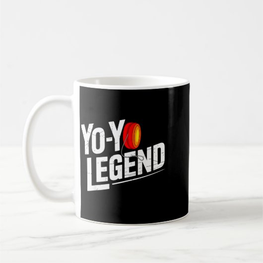 Funny Yoyo Player Legend Yo-yo Performer  Koffiemok (Links)
