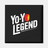 Funny Yoyo Player Legend Yo-yo Performer  Magneet (Voorkant)